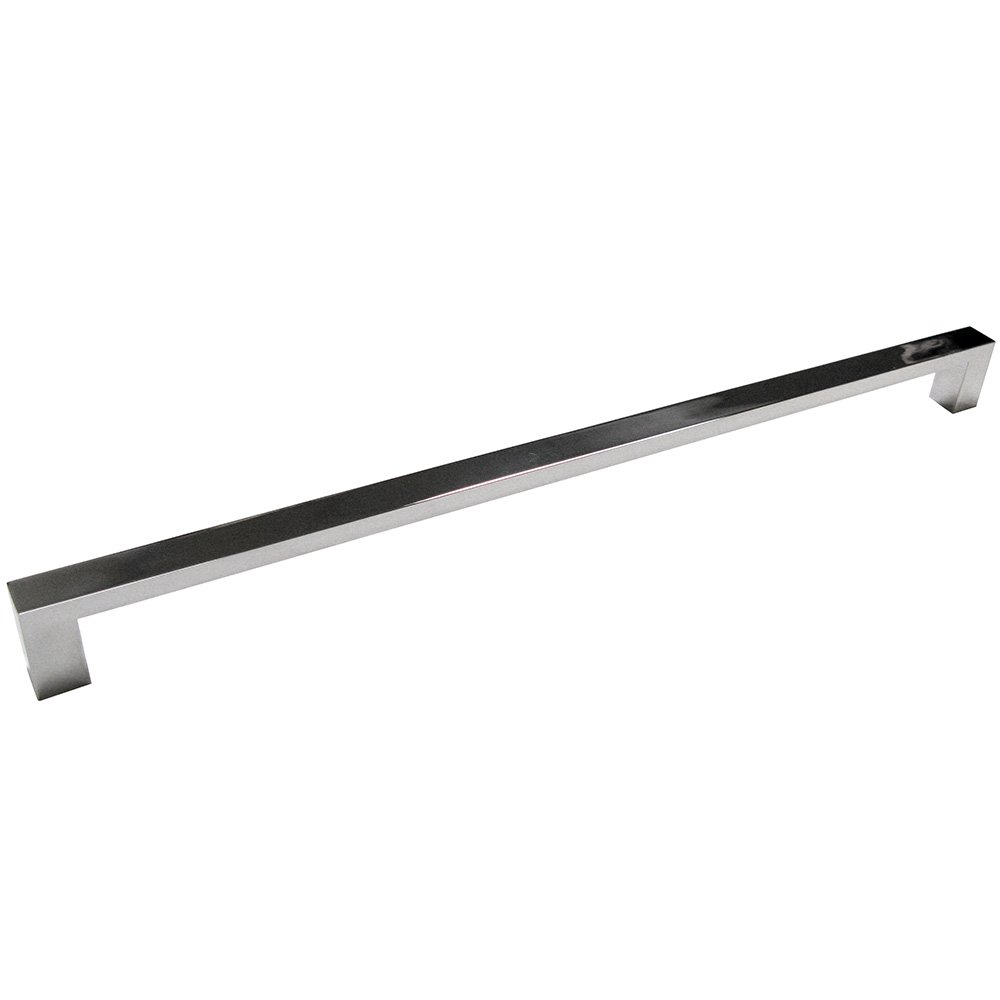 17 3/4" Centers Surface Mounted Rectangular Oversized Door Pull in Polished Stainless Steel