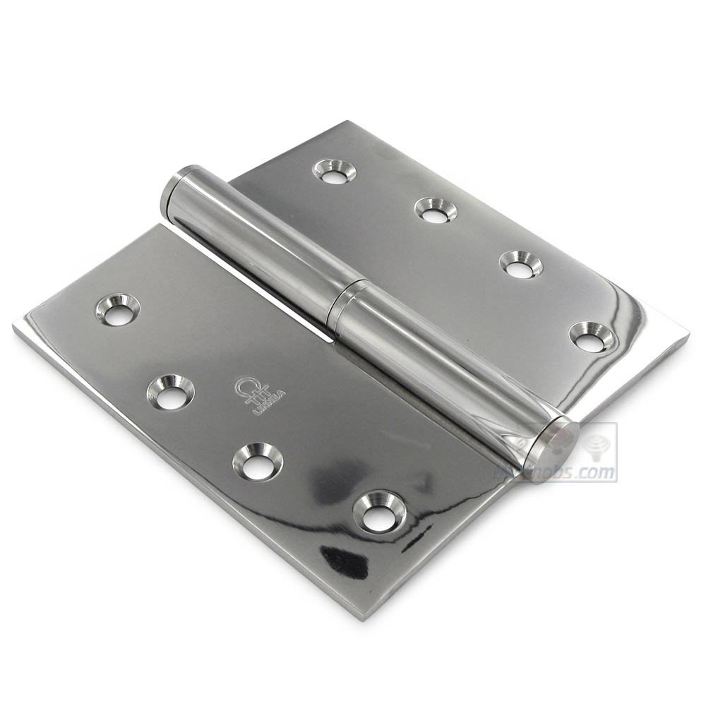 4 1/2" x 4 1/2" Lift Off "Right" Door Hinge in Polished Stainless Steel