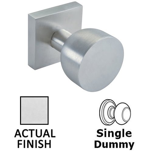 Single Dummy Door Knob in Polished Stainless Steel