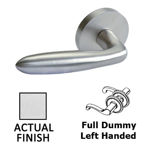 Double Dummy Door Lever in Polished Stainless Steel