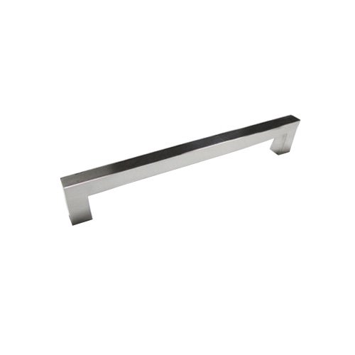 17 3/4" Centers Surface Mounted Squared End Oversized Door Pull in Polished Stainless Steel