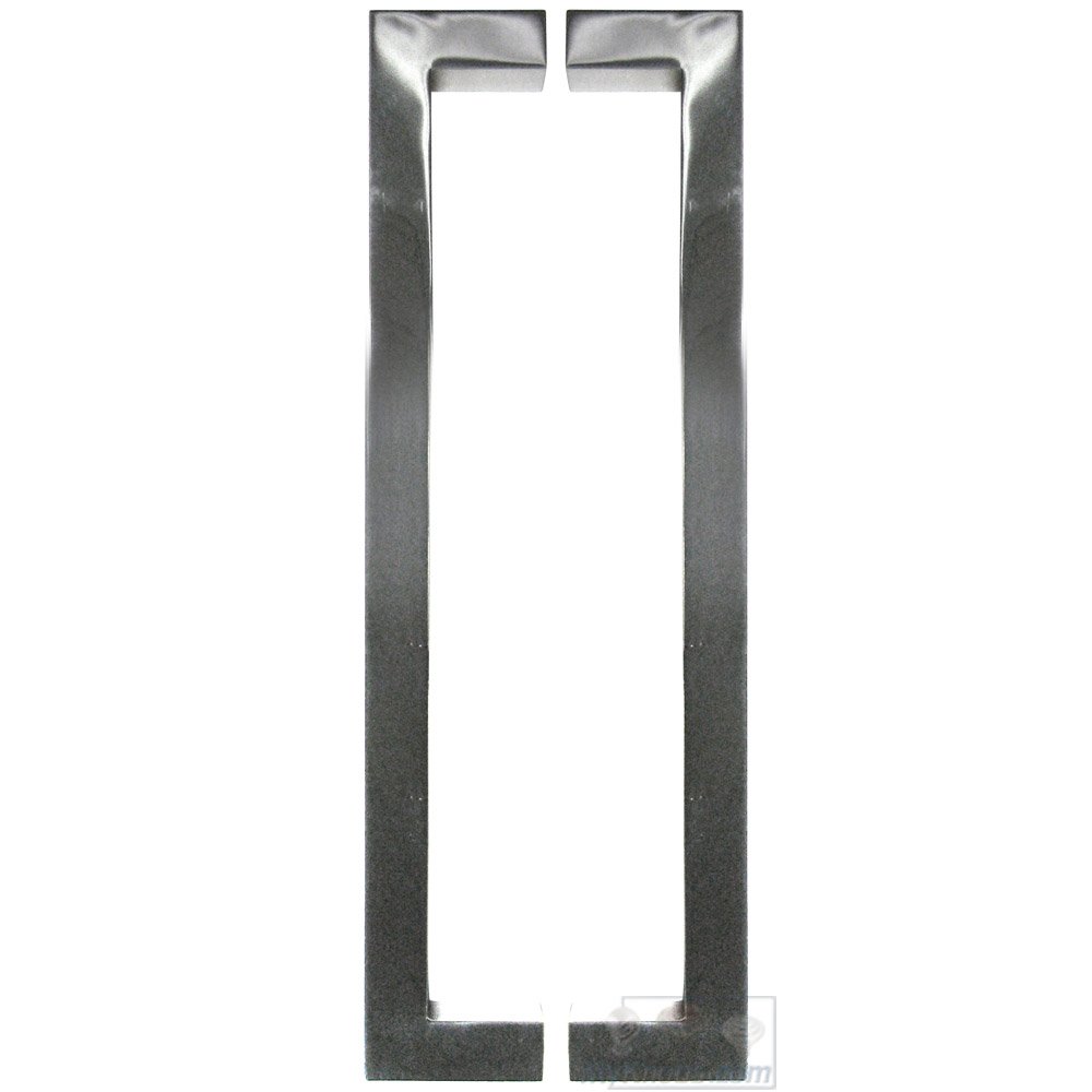11 3/4" Centers Back to Back Squared End Appliance/Shower Door Pull in Polished Stainless Steel