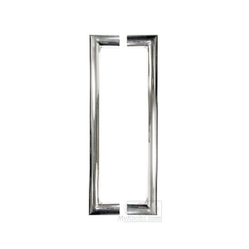 17 3/4" Centers Back to Back Tubular Appliance/Shower Door Pull in Polished Stainless Steel