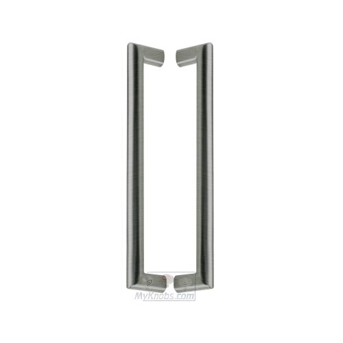 17 3/4" Centers Back to Back Tubular Appliance/Shower Door Pull in Satin Stainless Steel