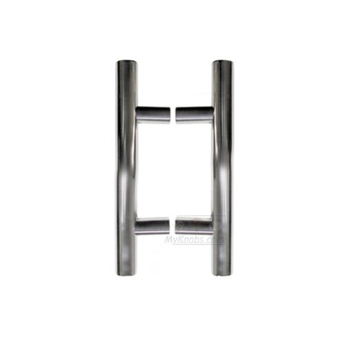 7 7/8" Centers Back to Back European Bar Appliance/Shower Door Pull in Polished Stainless Steel
