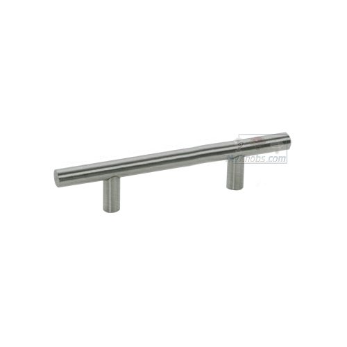 14 1/2" Centers Surface Mounted European Bar Oversized Door Pull in Satin Stainless Steel
