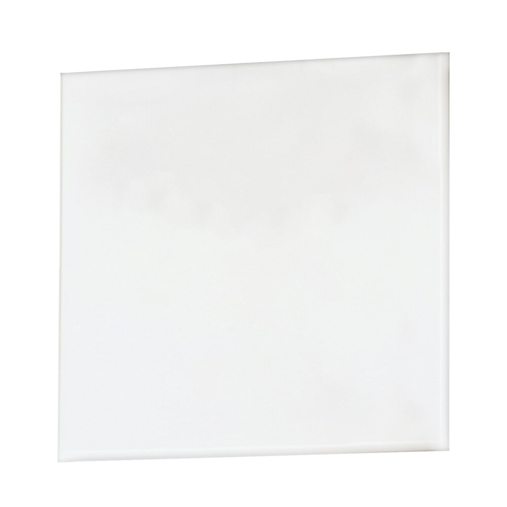 4" Square Blank Tile  in White