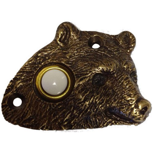 Bear Head Door Bell in Oil Rubbed Bronze