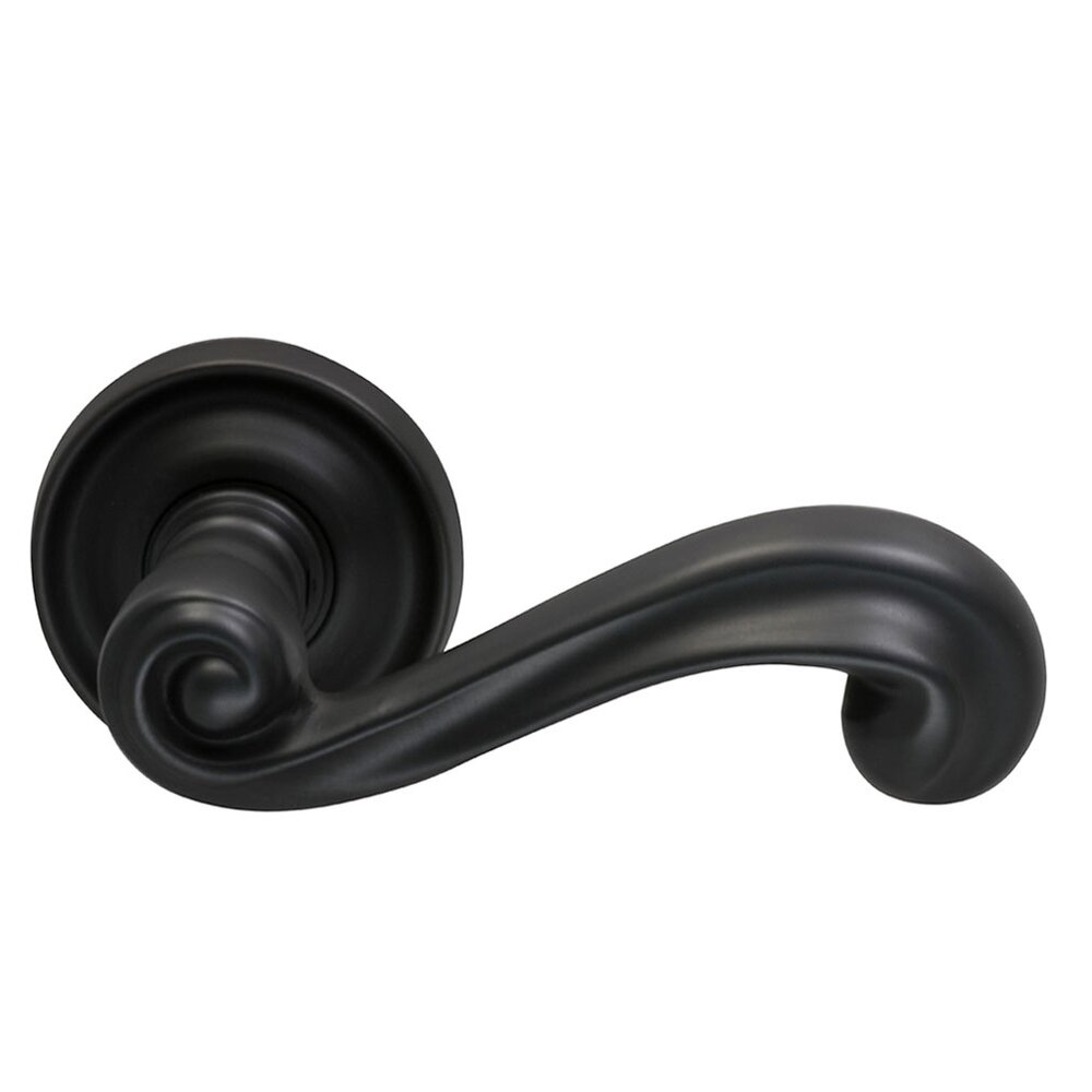 Right Handed Passage Traditions Wave Lever with Medium Radial Rosette in Oil Rubbed Bronze Lacquered