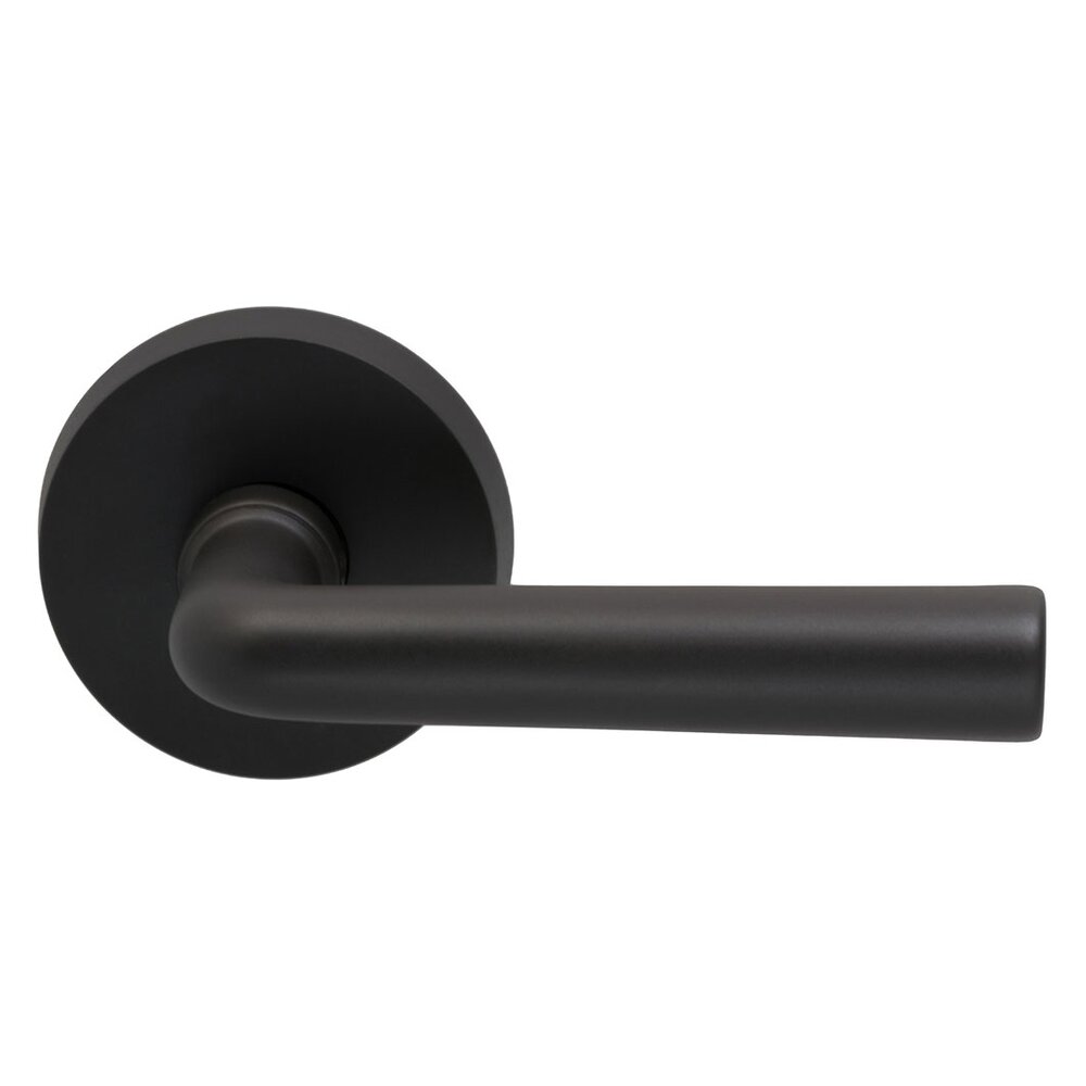 Double Dummy Soho Right Handed Lever with Plain Rosette in Oil Rubbed Bronze Lacquered