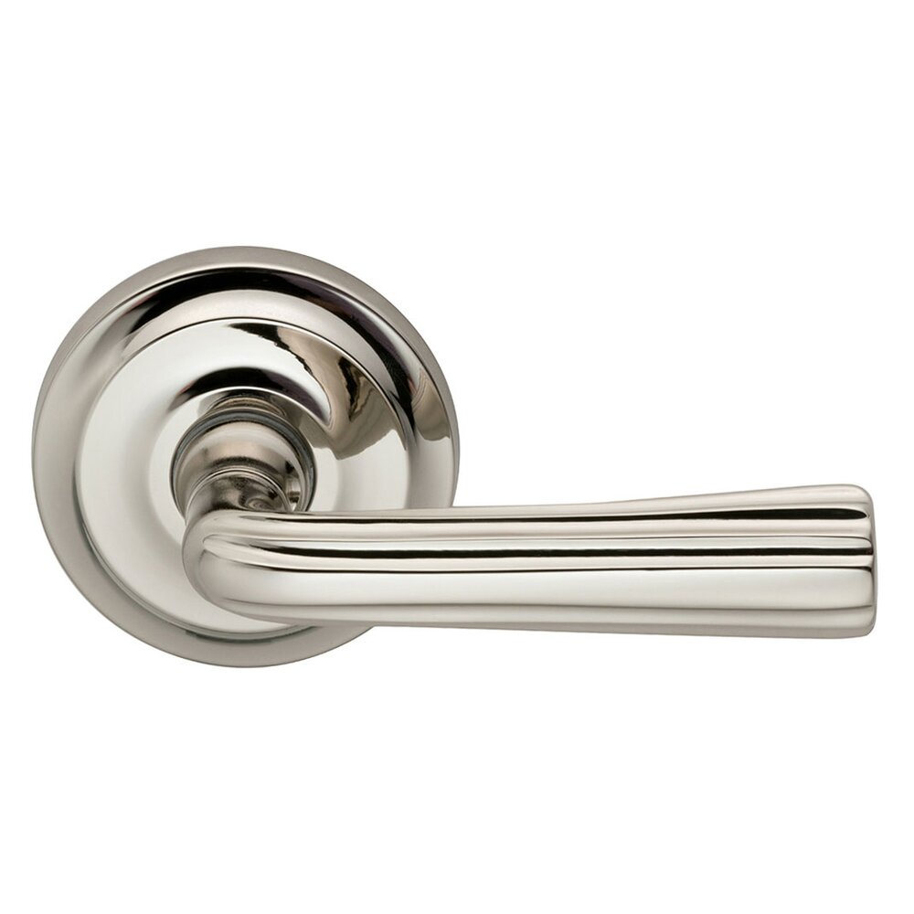 Single Dummy Traditions Contoured Lever with Small Radial Rosette in Polished Nickel Lacquered