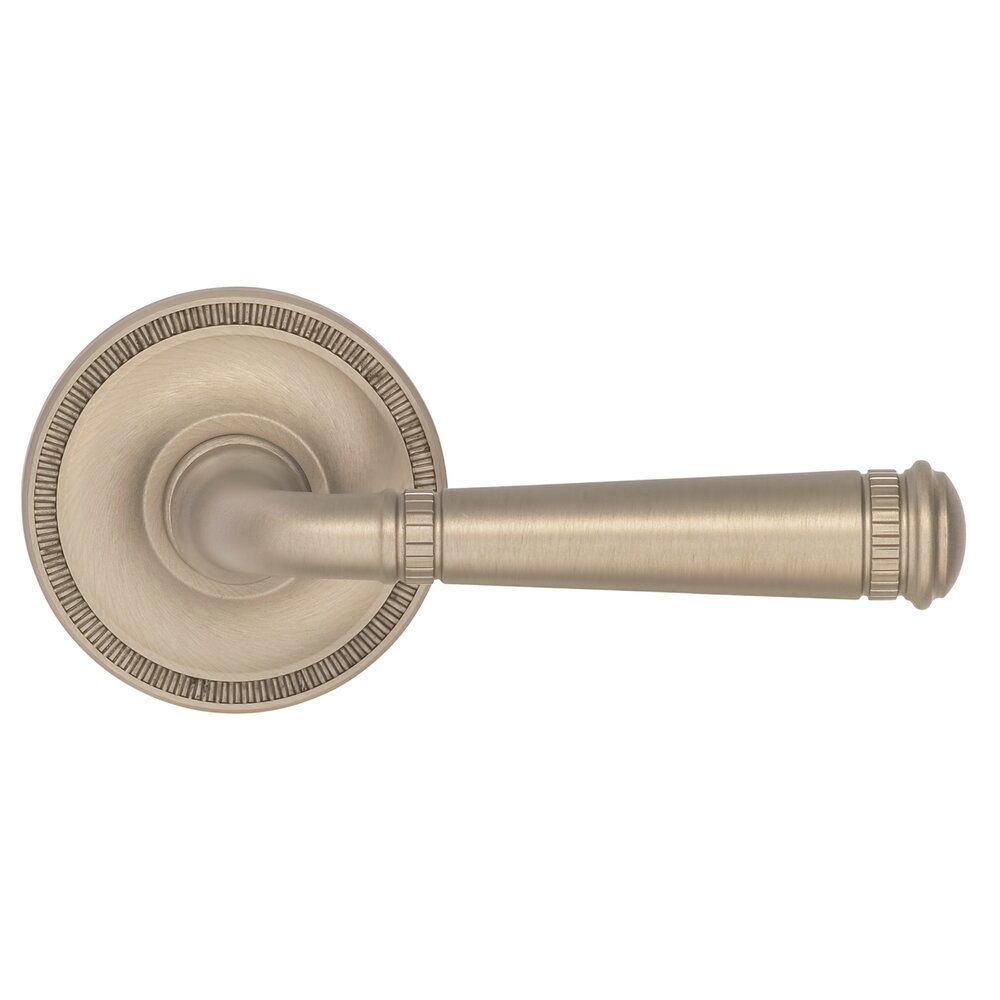 Passage Milled Lever Milled Rose in Satin Nickel Lacquered