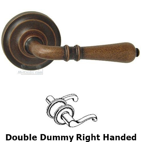 Double Dummy Orlean Right Handed Lever with Radial Rosette in Vintage Copper