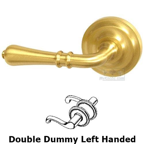Double Dummy Traditions Left Handed Lever with Radial Rosette in Satin Brass Lacquered