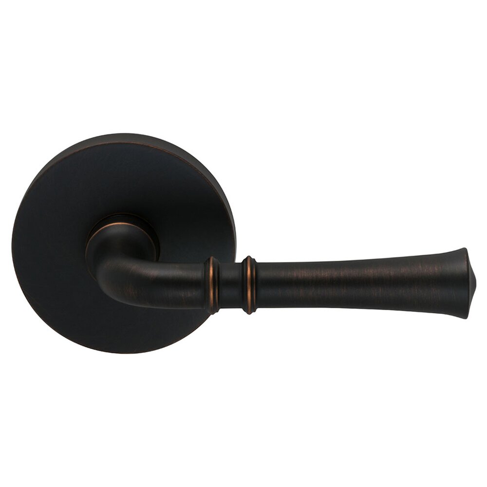 Single Dummy Traditional Right-Handed Lever with Modern Rose in Tuscan Bronze