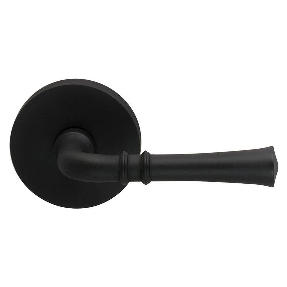 Privacy Traditional Lever with Modern Rose in Oil Rubbed Bronze Lacquered