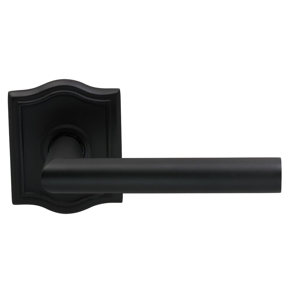 Double Dummy Modern Right-Handed Lever with Arch Rose in Oil Rubbed Bronze Lacquered