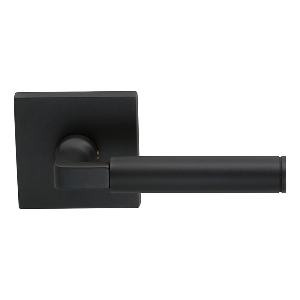Passage Barrel Right Handed Lever with Square Rosette in Oil Rubbed Bronze Lacquered