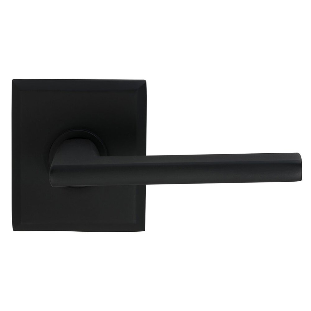 Right-Handed Single Dummy Wedge Lever with Rectangular Rose in Oil-Rubbed Bronze