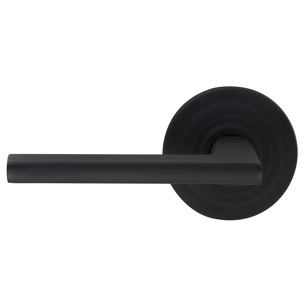 Double Dummy Wedge Left-Handed Lever with Traditional Rose in Oil-Rubbed Bronze