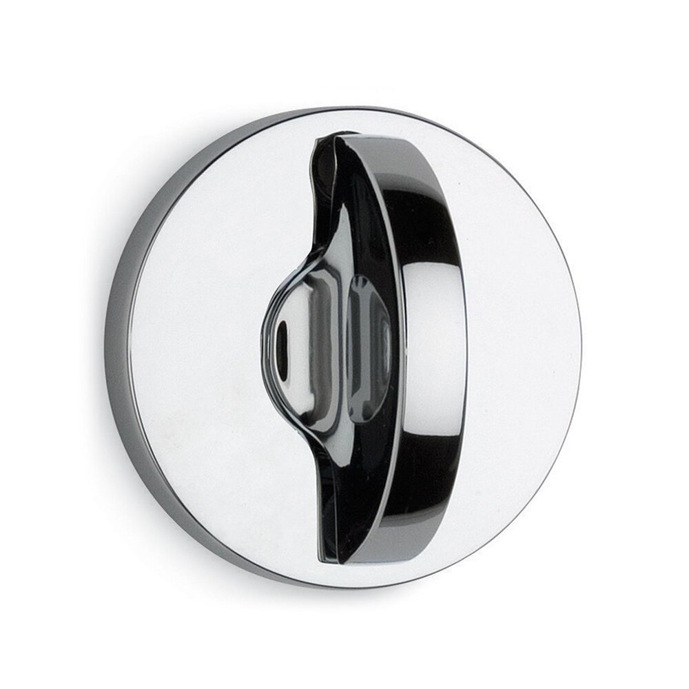 Modern Mortise Privacy Bolt in Polished Chrome