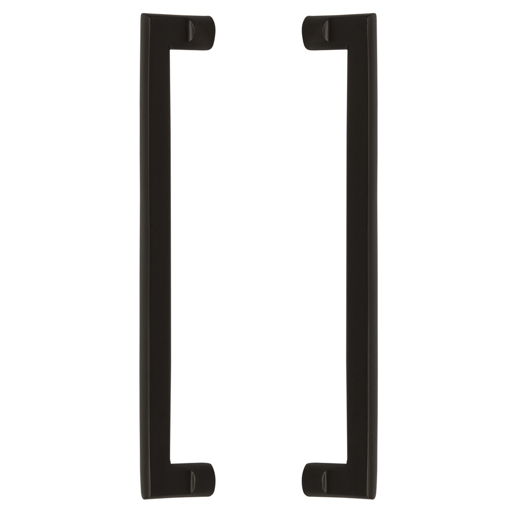 12" Centers Wedge Back to Back Door Pull in Oil Rubbed Bronze Lacquered