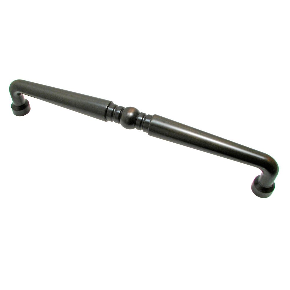 12" Centers Beaded Oversized Pull in Brushed Oil Rubbed Bronze
