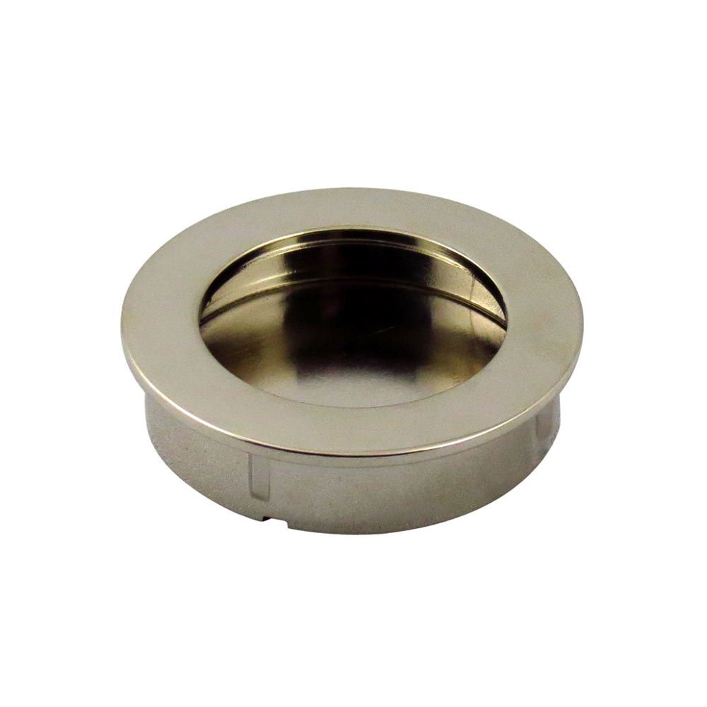 2 3/8" Round Recessed Pull In Polished Nickel