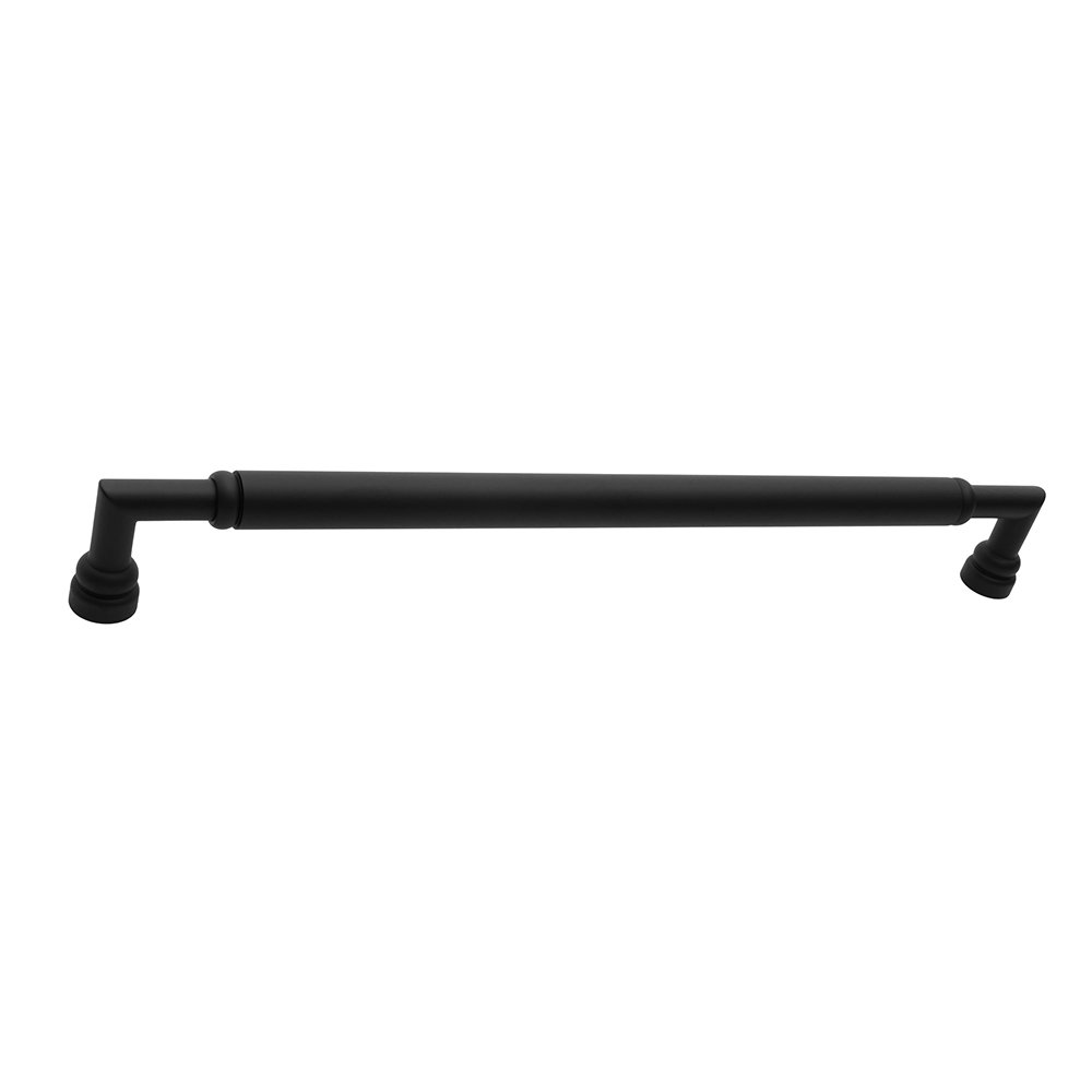 18" Centers Cylinder Middle Appliance Pull in Black