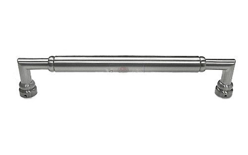 12" Centers Cylinder Middle Appliance Pull in Satin Nickel