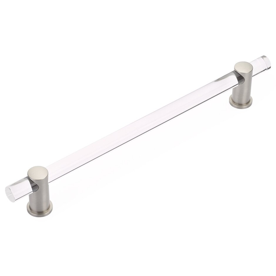 12" Centers Concealed Pull in Satin Nickel