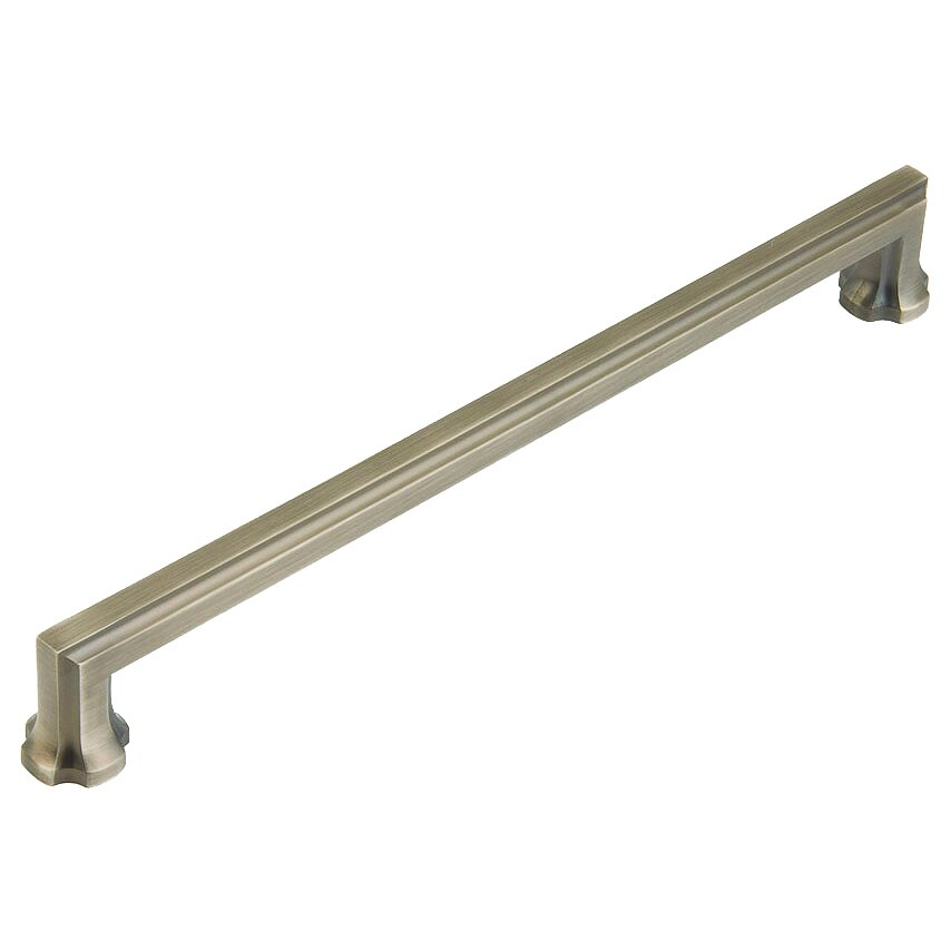12" Centers Concealed Pull in Antique Nickel