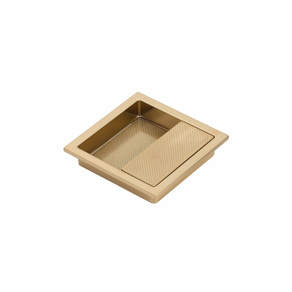 3 7/8" Long Recessed Pull in Signature Satin Brass