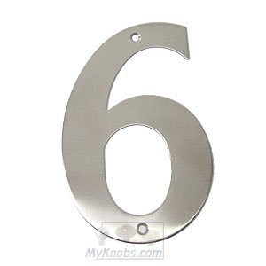 Stainless Steel Figure "6"