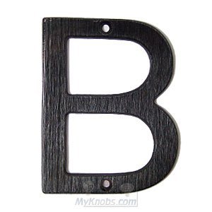 Villa Letter "B" in Oxidized Brass