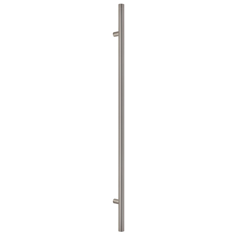 36" Centers Round Long Door Pull in Satin Stainless