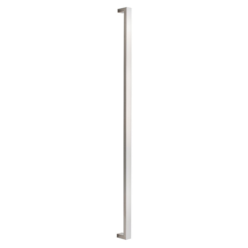 48" Centers Square Long Door Pull in Satin Stainless