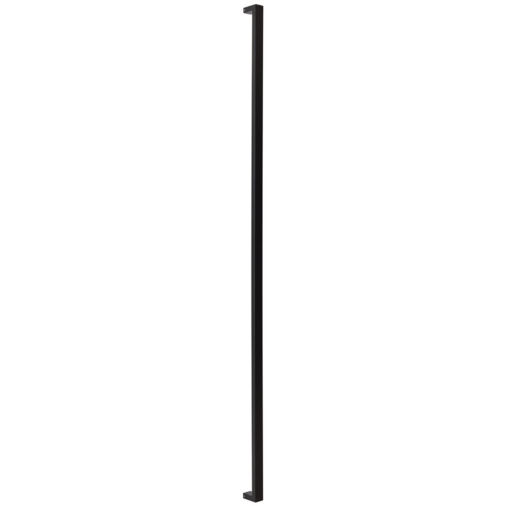 72" Centers Square Long Door Pull in Flat Black