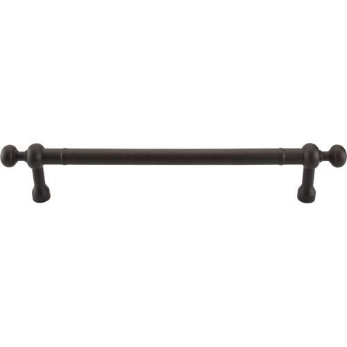 Oversized 12" Centers Door Pull in Rust 15 1/8" O/A
