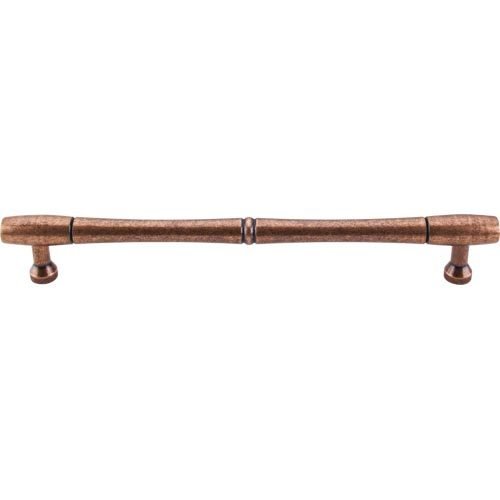 Oversized 12" Centers Door Pull in Old English Copper 13 15/16"O/A