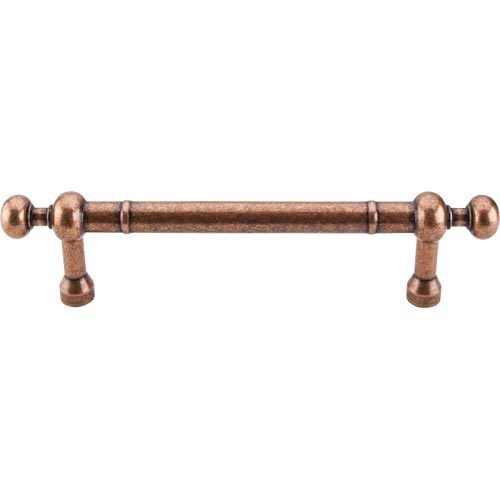Oversized 8" Centers Door Pull in Old English Copper 11 5/32" O/A