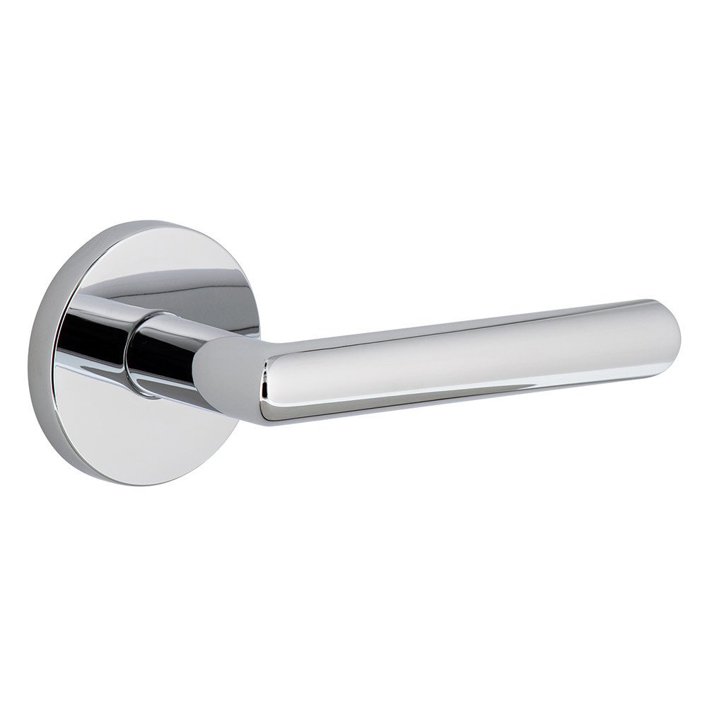Single Dummy - Circolo Rosette with Right Handed Moderno Lever in Bright Chrome