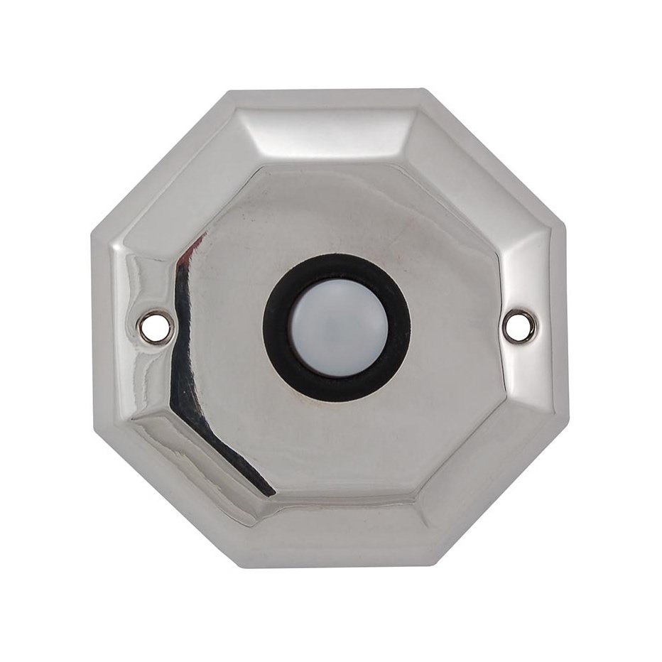 Octagonal Reflection Design in Polished Silver