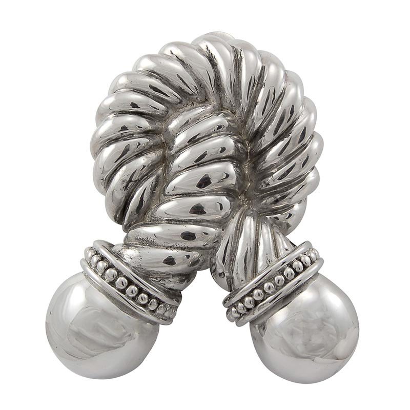 Door knockers Collection - Twisted Equestre Rope in Polished Silver
