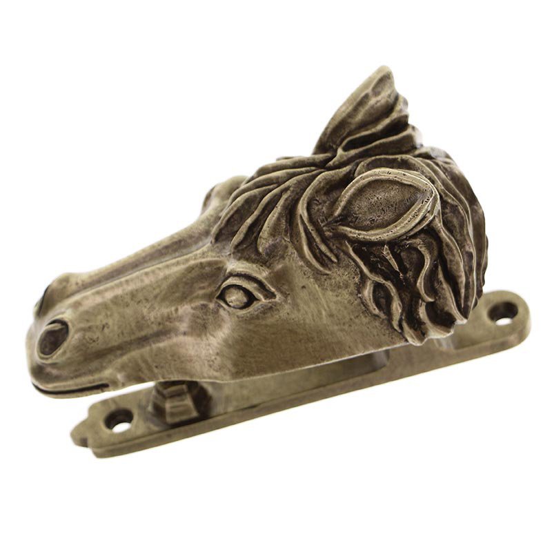 Door knockers Collection - Equestre Horse Head in Antique Brass