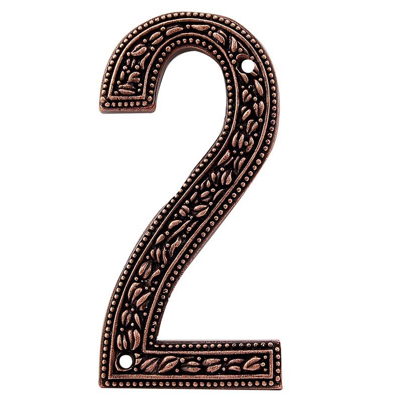 2 Number in Antique Copper