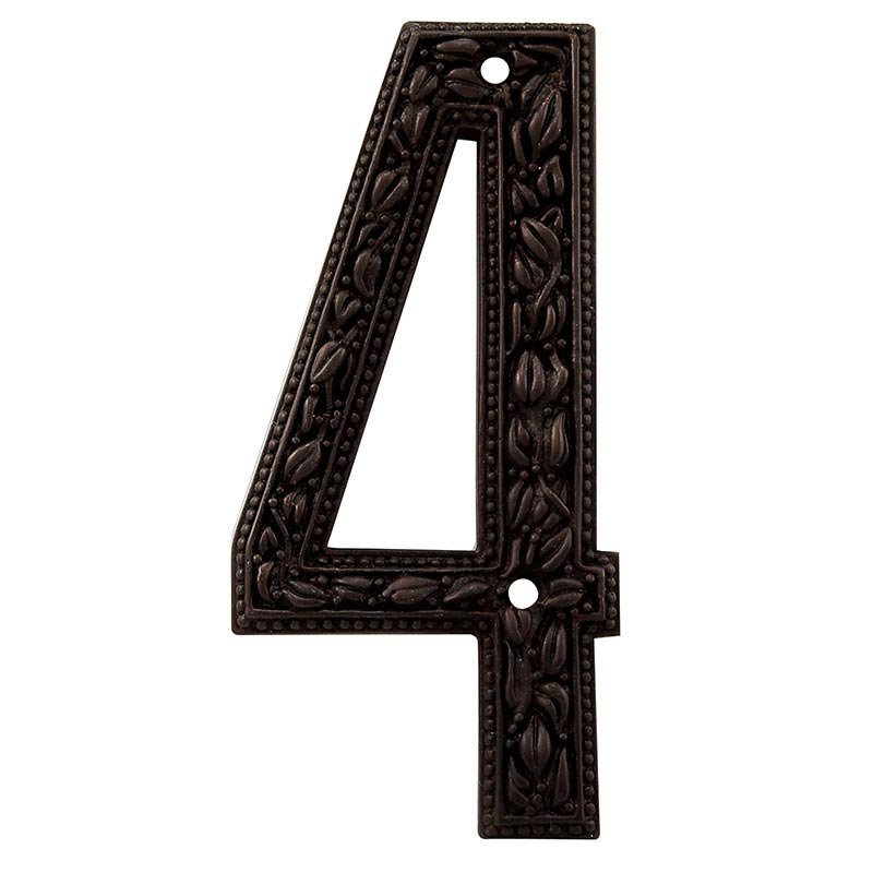 4 Number in Oil Rubbed Bronze