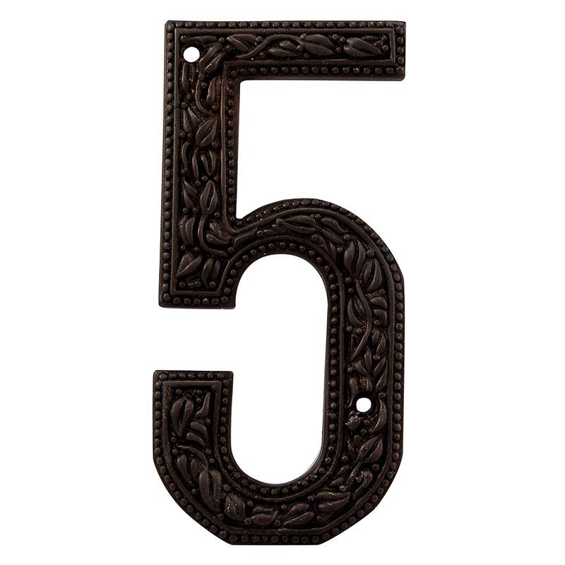 5 Number in Oil Rubbed Bronze