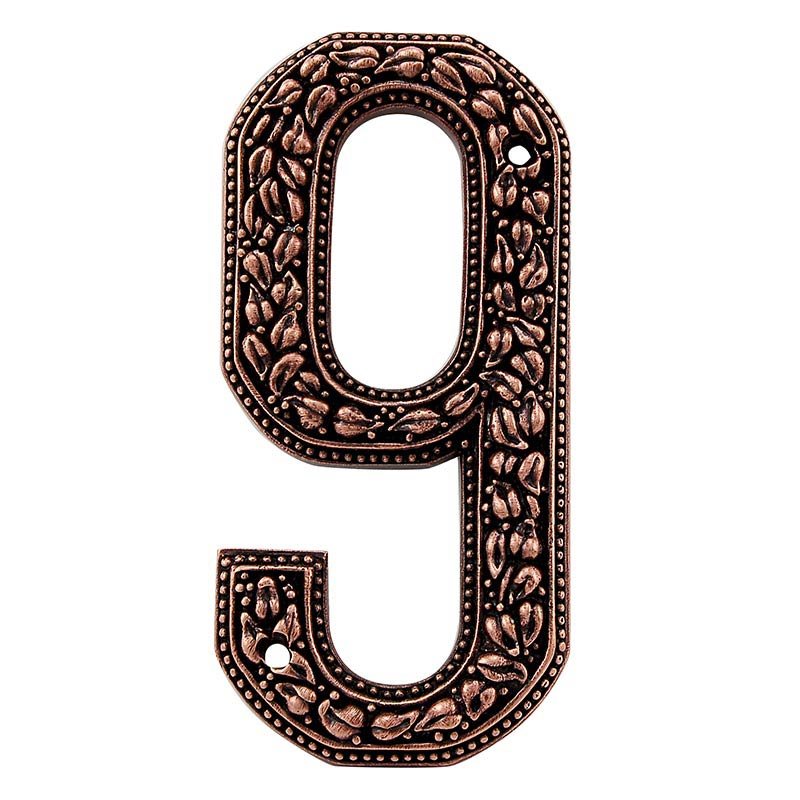 9 Number in Antique Copper