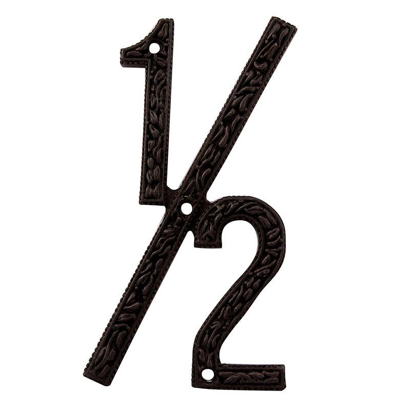 1/2 Number in Oil Rubbed Bronze